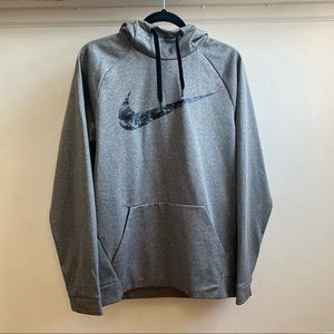 Nike Dri-fit Gray Hoodie Sweatshirt